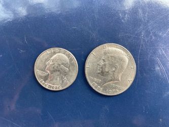 1976 Bicentennial Quarter and Half Dollar Set