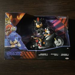 Sonic 3 Movie - 5" Figure w/Vehicle (Motorcycle)