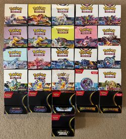 Pokemon EMPTY Booster Box Displays