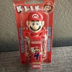 Nintendo Super Mario Bros Link Klik “Mario”Candy Dispenser 