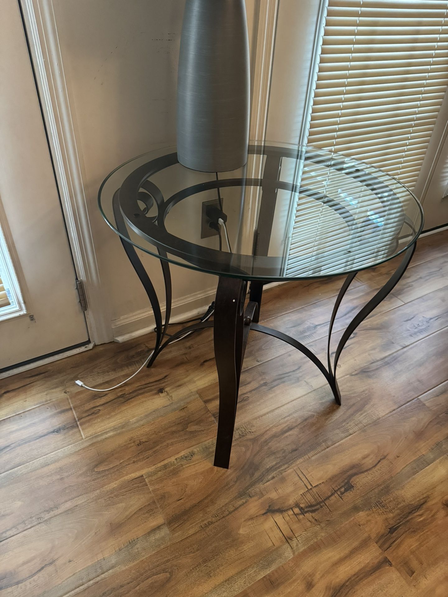 Metal And Glass End Tables Set Of Two Ashley