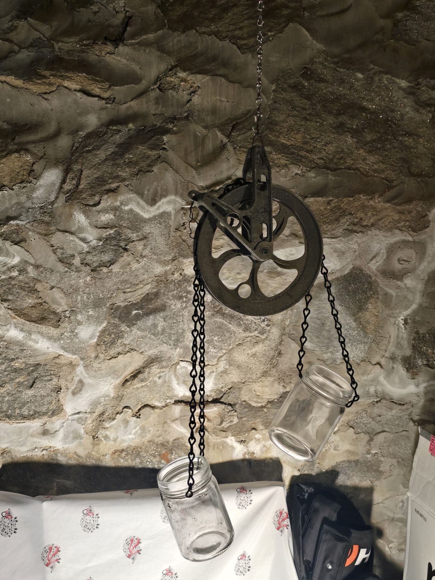 Industrial looking plant hanger