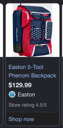 Easton bat bag