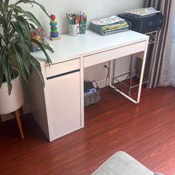 White Office Desk 