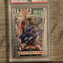 1992 Beam Team Shaquille O’Neal Autograph Rookie 
