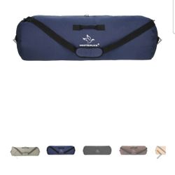 White Duck Duffle Bag Softball Bag Sports Bag Large Capacity camping Luggage Bag Navy Blue 