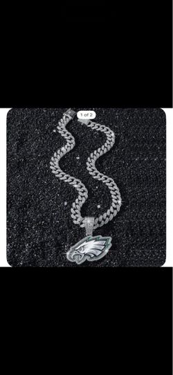 Philadelphia Eagles 20 inch chain and pendant