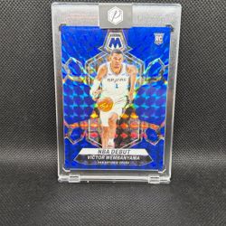 2023-24 Panini Blue Mosaic Prizm Wembanyama Rookie #’d /199