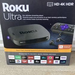 Roku Ultra HD 4k hDR Open Box New