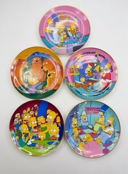 The Simpsons Collector Plates Set of 5