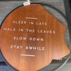 Wall Art. Metal And Wood Room Decor Rustic Style. 