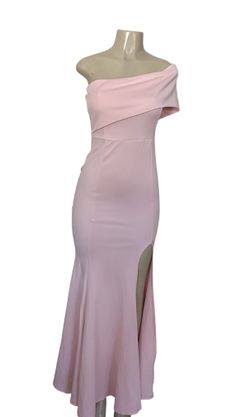 Pink Long Dress Stretch Size Small