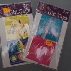 Gift Tags (Many Available) (4 Packs For Price)