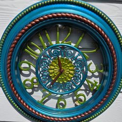 Gorgeous Handpainted whimsical clock