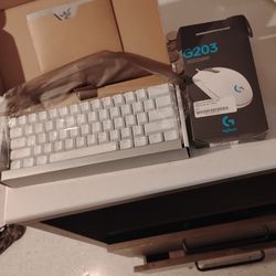 60% keyboard with G2 mouse