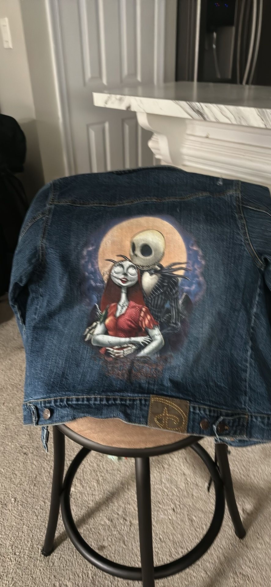 Rare Nightmare Before Christmas Denim Jacket