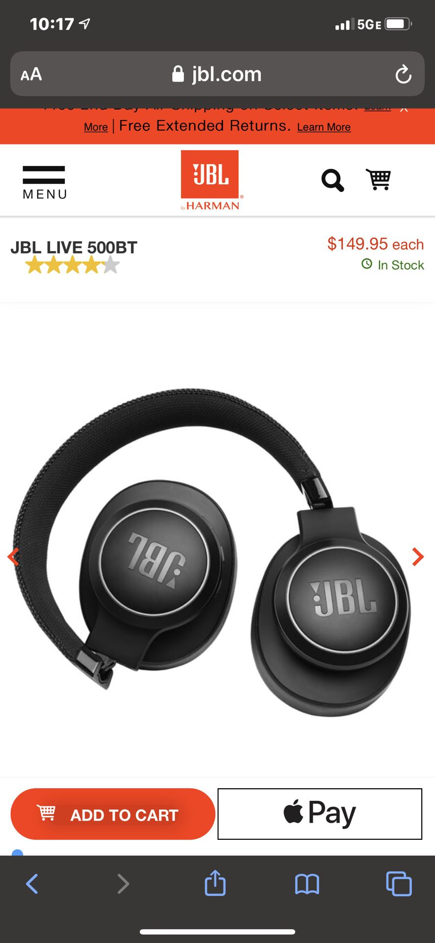 Jbl headphones brand new