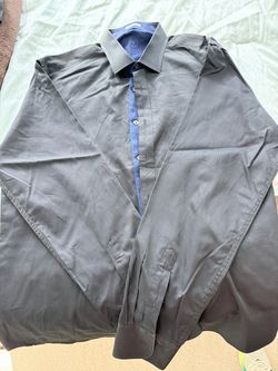Bugatchi Uomo Shaped Fit Dress Shirt