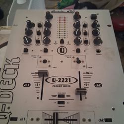 American DJ Q-2221 Preamp DJ Mixer
