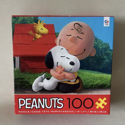 In Box Snoopy Peanuts 100 Pieces Puzzle