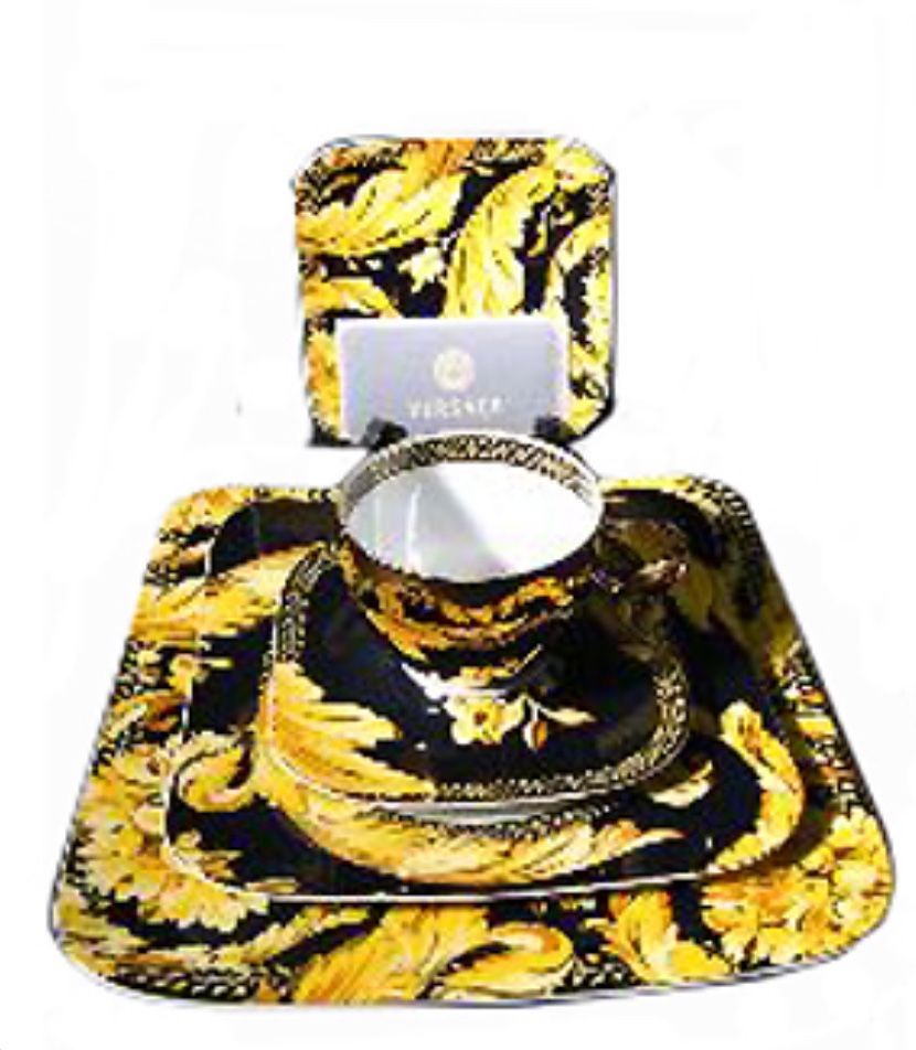 Luxury’ Versace 5 Pc Square Vanity Dinner Set