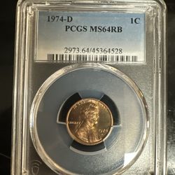 1974 d Certified By PCGS