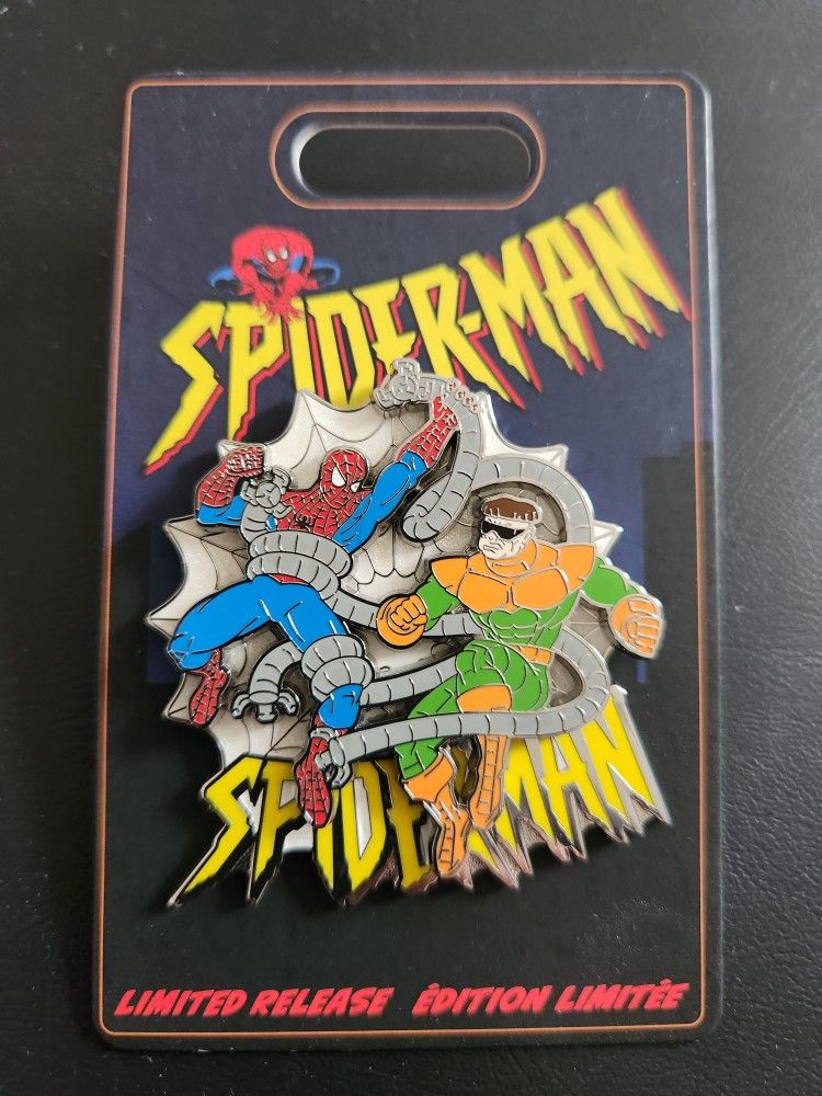 Disney Parks Marvel Spider-Man Vs Dr. Octopus Exclusive Limited Edition Enamel Pin