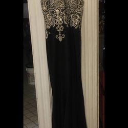Beautiful Black gown with sequins bought at a boutique in New York City