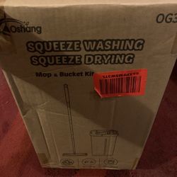 Oshang SQueeze Washing SQueeze Drying Mop& Bucket Kit