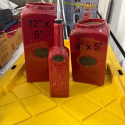 Pier 1 Imports Ceramic Canisters 