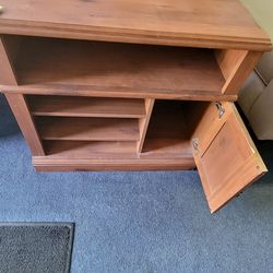 Wood TV stand