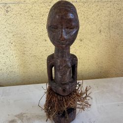 African Tribal - Figurine - Great Condition - Hand Wooden Carved - Authentic 