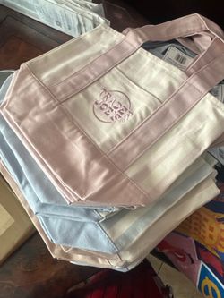 Trader Joes Mini striped Tote bags