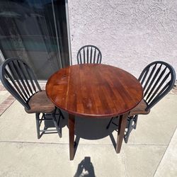 Table and 3 chairs
