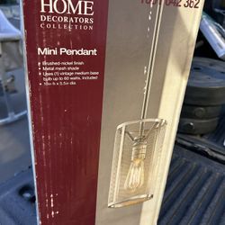 New Mini Pendant Light