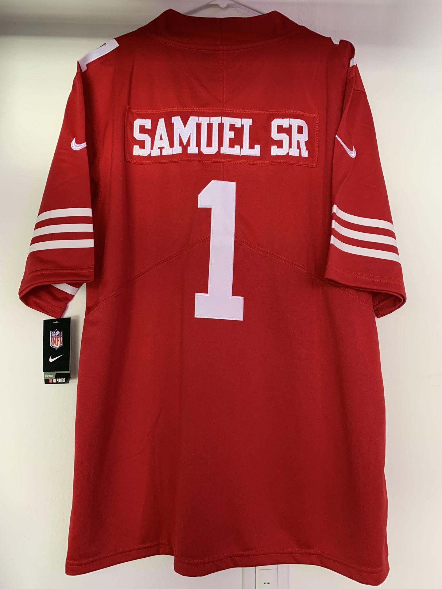 49ers Deebo Samuel Jersey Home Red