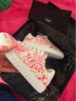 Versace pink shoes