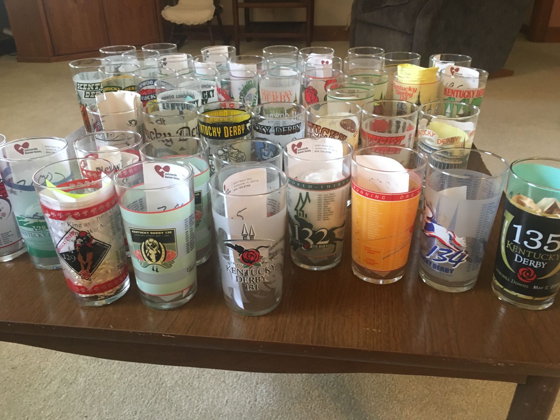 1970’s-2000’s Kentucky Derby Mint Julep Glass Collection (3 pics)