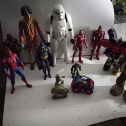 Assortment Of Action Figures