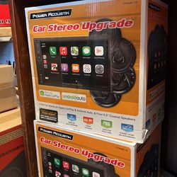Power Acoustic Touch Screen Stereo With Speakers Package