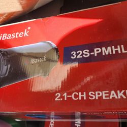 Ibastek Portable Speaker Music Bluetooth NEW