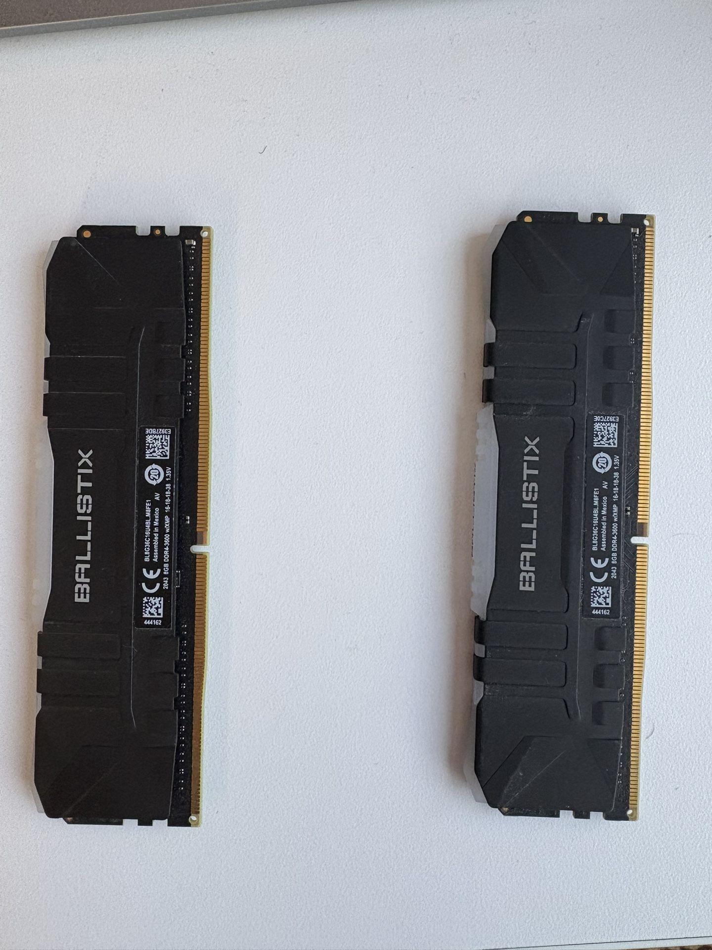 16GB Ballistix Ram Sticks