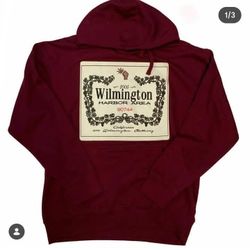Burgundy  Hennessy Wilmington Hoodie 