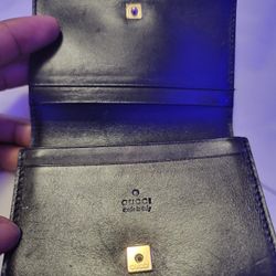 Gucci Black Card Holder 