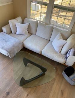 Crate and Barrel sectional Couch