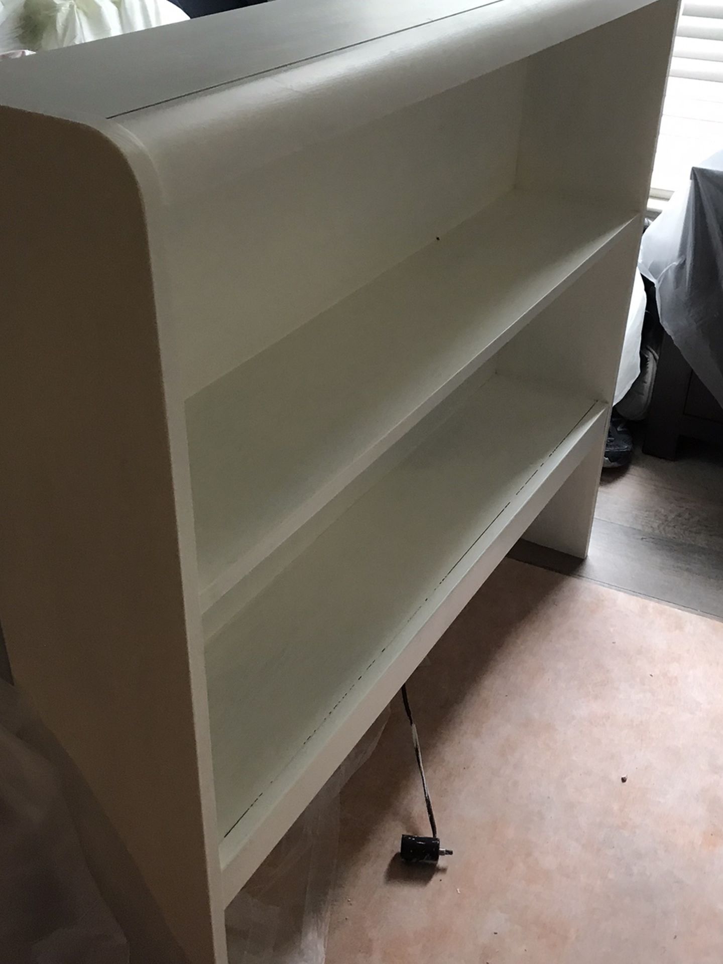 White Painted Bookcase