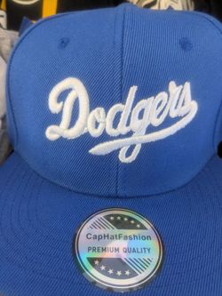 Blue Dodgers Snapback Hat