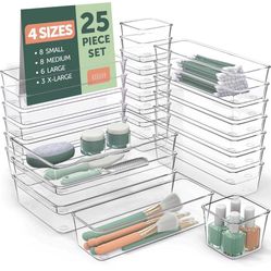 Clear Organizing Trays