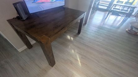 Solid wood table / desk