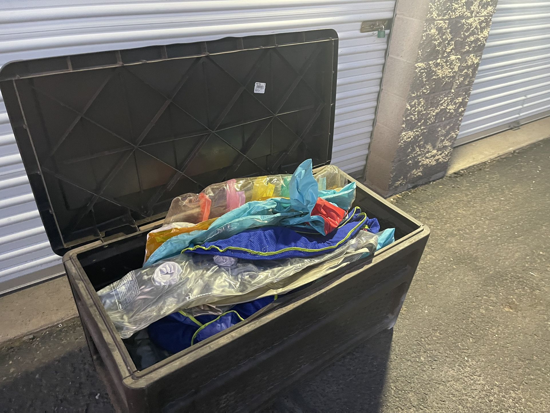Pool Toys, Equipment and Storage Box